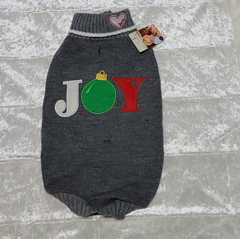 Ellen Degeneres Gray JOY Dog Apparel